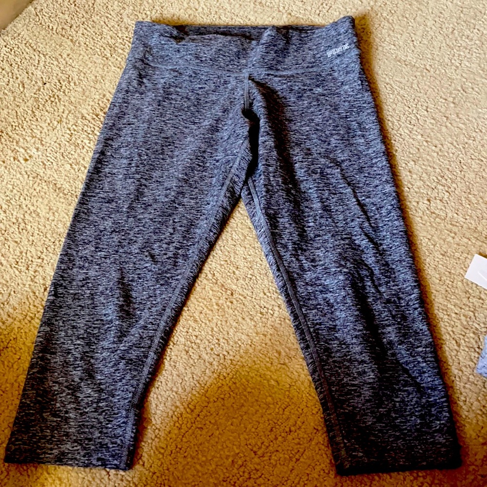 Pink crop leggings